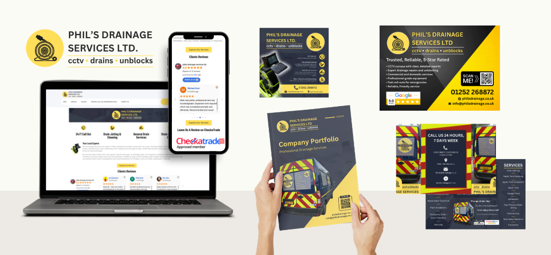 Phil's Drainage Services — additional creative work